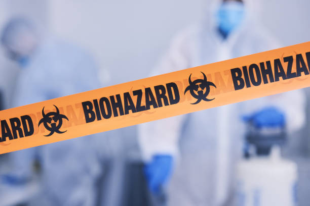 Professional Biohazard Cleanup technician working in Saint Martin, MN